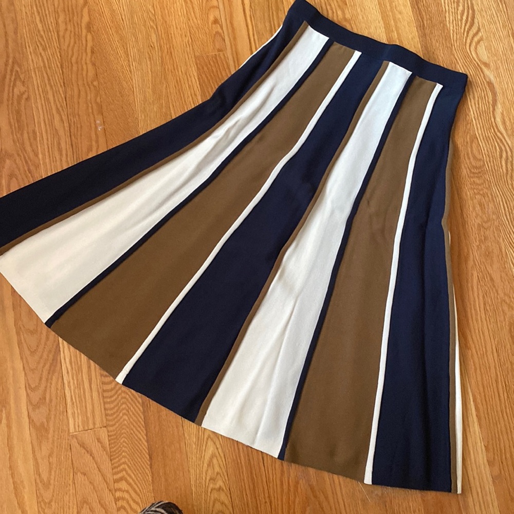 Knit midi skirt